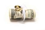 Wedding rings tied to money